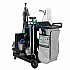 DeepCleanRx Janitorial Carts, Plastic, 3 Shelves, 24 x 26 x 26, Black (CRTDC)