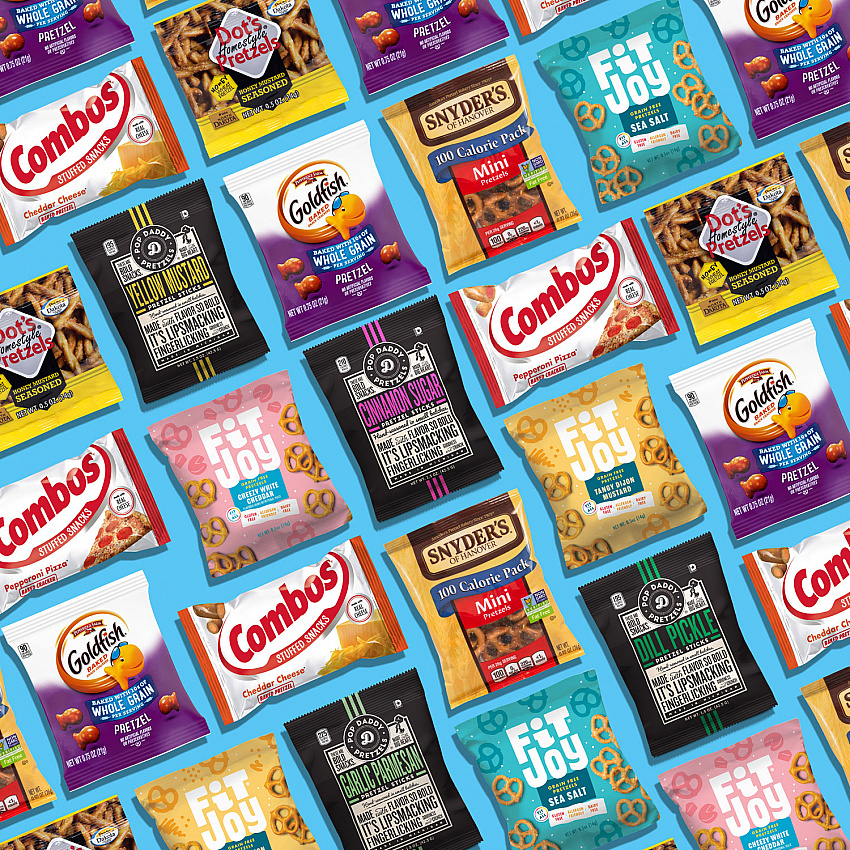 Pretzel Lover's Snack Box, 38 Assorted Snacks/Box (70000160)