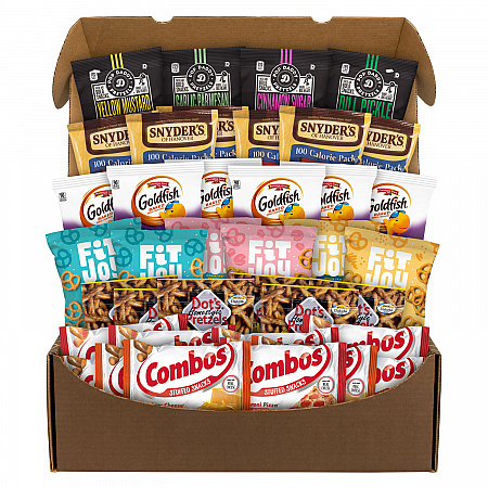 Pretzel Lover's Snack Box, 38 Assorted Snacks/Box (70000160)
