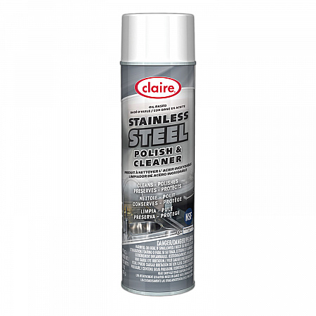 Stainless Steel Polish and Cleaner, 15 oz Aerosol Spray (841EA)