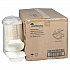 EarthChoice PFAS Free Compostable Hinged Lid Container, 6 x 6 x 3, Natural, Sugarcane, 500/Carton (YMCH0080PFFR)