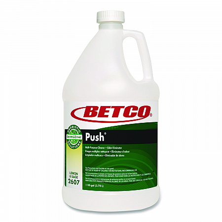 Green Earth Push Enzyme Multipurpose Cleaner, Lemon and Sage Scent, 1 gal Bottle, 4/Carton (26070400)