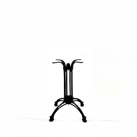 Solid Wood Tables, Cast Aluminum Base, Square, 36w x 36d x 29.75h, Natural (106C3636D)
