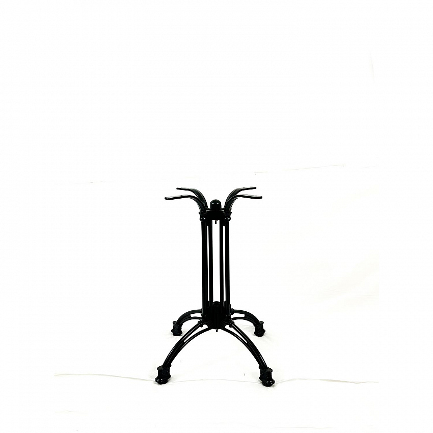 Solid Wood Tables, Cast Aluminum Base, Square, 36w x 36d x 29.75h, Natural (106C3636D)