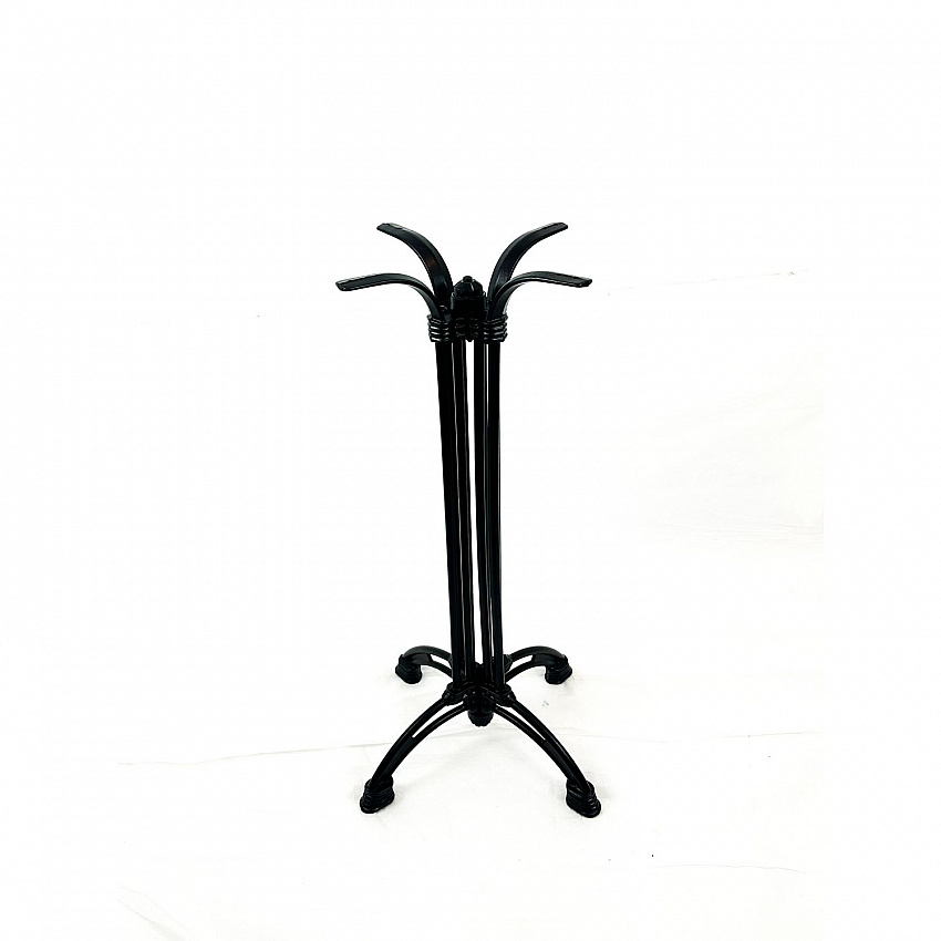 Solid Wood Tables, Cast Aluminum Base, Square, 36w x 36d x 41.5h, Natural (106CP3636D)