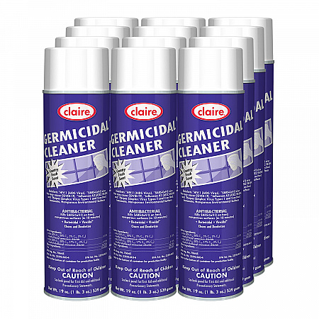 Germicidal Cleaner, Country Fresh Scent, 19 oz Aerosol Spray, 12/Carton (876)