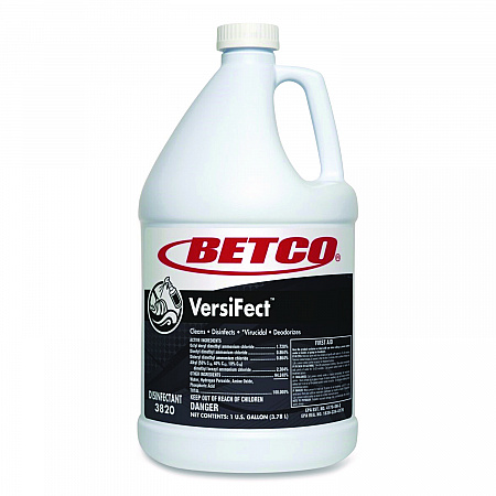 VersiFect Cleaner Disinfectant, Fresh Scent, 1 gal Bottle, 4/Carton (38200400)