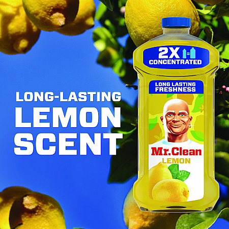 Multipurpose Cleaning Solution, Lemon Scent, 23 oz Bottle, 9/Carton (11292)