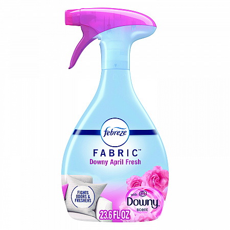 FABRIC Refresher/Odor Eliminator, Downy April Fresh, 23.6 oz Spray Bottle, 4/Carton (08903)