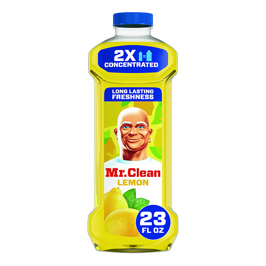 Multipurpose Cleaning Solution, Lemon Scent, 23 oz Bottle, 9/Carton (11292)