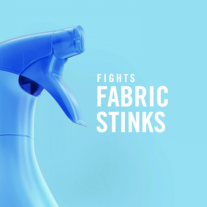 FABRIC Refresher/Odor Eliminator, Spring and Renewal, 23.6 oz Spray Bottle, 4/Carton (08906)