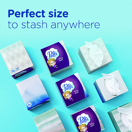 Ultra Soft Facial Tissue, 2-Ply, White, 72 Sheets/Box, 24 Boxes/Carton (97788)