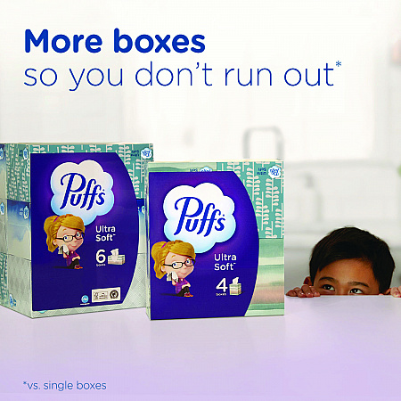 Ultra Soft Facial Tissue, 2-Ply, White, 72 Sheets/Box, 24 Boxes/Carton (97788)