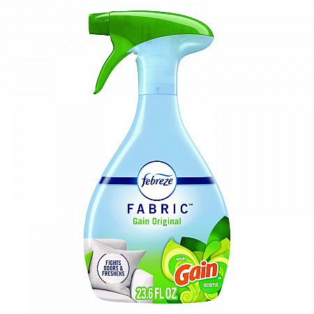 FABRIC Refresher/Odor Eliminator, Gain Original, 23.6 oz Spray Bottle, 4/Carton (08905)