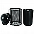 Outdoor Diamond Industrial Steel Trash Can, 36 gal, Black (261948BK)
