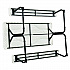 Blow-Molded Plastic Picnic Table, Rectangular, 72 x 60 x 30, White Top, White Base/Legs (695484)