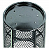 Steel Mesh Corrosion Resistant Trash Can, 48 gal, Black (237634BK)