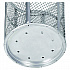 Steel Mesh Corrosion Resistant Trash Can, 48 gal, Silver (237633)
