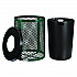 Outdoor Diamond Steel Trash Can, 36 gal, Green (261924GN)