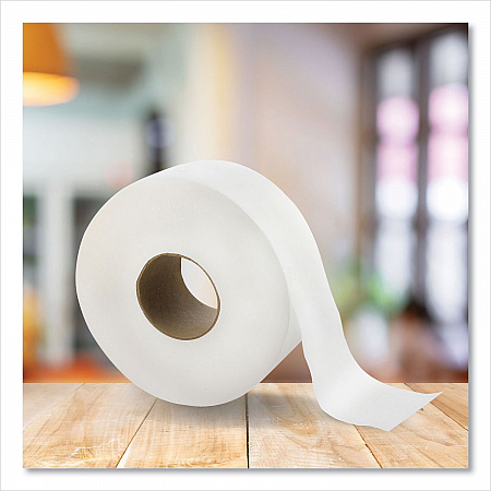 Jumbo Bath Tissue, 2-Ply, 3.3