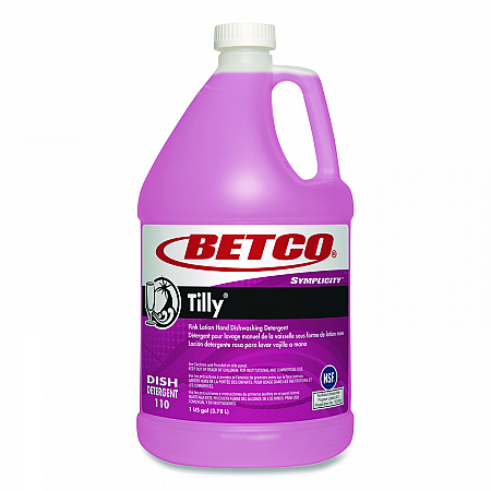 Symplicity Tilly Hand Dishwashing Detergent, Fresh Bouquet Scent, 1 gal Bottle, 4/Carton (1100400)