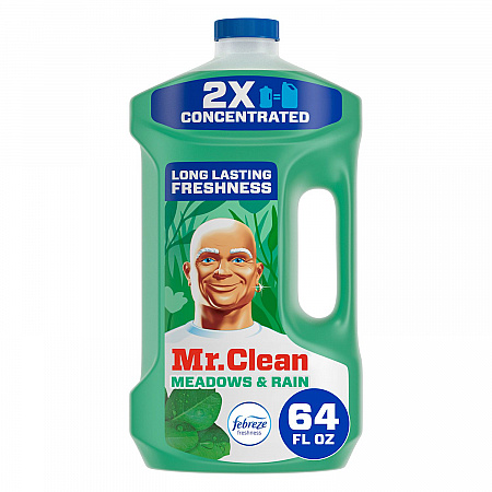 Multipurpose Cleaning Solution with Febreze, Meadows and Rain Scent, 64 oz Bottle (10725EA)