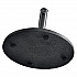 Umbrella Base, Round, Concrete, 33 lb Capacity, 18 x 18 x 13.5, Black (695474)