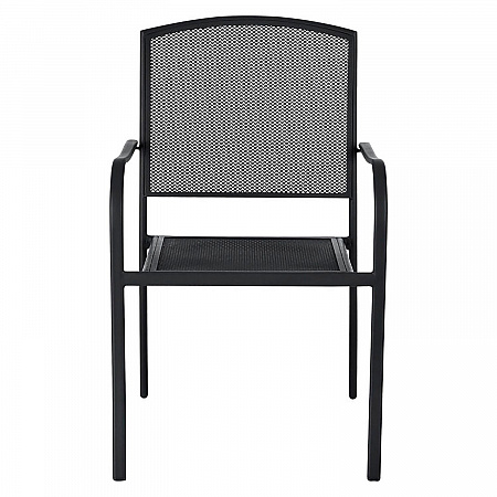 Interion Mesh Cafe Table and Chair Sets, Round, 36