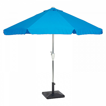 Umbrella Base, Square, Concrete, 88 lb Capacity, 20 x 20 x 15.75, Black (695475)