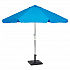 Umbrella Base, Square, Concrete, 88 lb Capacity, 20 x 20 x 15.75, Black (695475)