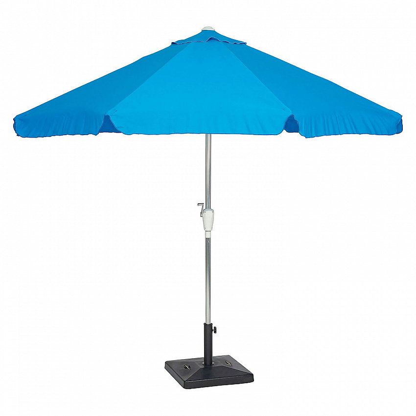 Umbrella Base, Square, Concrete, 88 lb Capacity, 20 x 20 x 15.75, Black (695475)