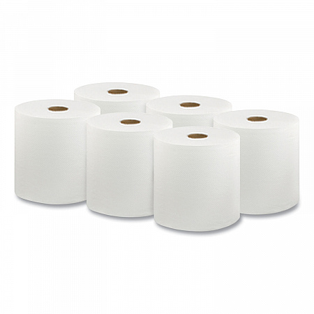 Hard Wound Roll Towel, 1-Ply, 8