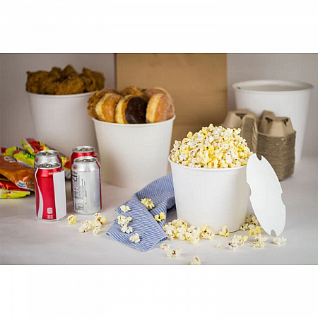 Food Bucket with Lid, 85 oz, 7.36
