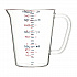 Commercial Measuring Cup, 1 qt, Plastic, Clear (4314307)