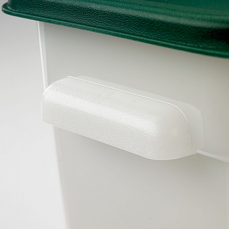 Squares Food Storage Container Lid, 7.31 x 7.31 x 0.63, Forest Green, Plastic (1197008)