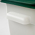 Squares Food Storage Container Lid, 7.31 x 7.31 x 0.63, Forest Green, Plastic (1197008)