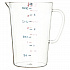 Commercial Measuring Cup, 1 gal, Plastic, Clear (4314507)