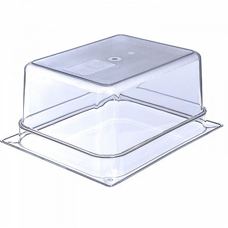 StorPlus Polycarbonate Food Pan, 8.7 qt, 10.38 x 12.75 x 6, Clear, Plastic (10222B07)