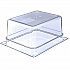 StorPlus Polycarbonate Food Pan, 8.7 qt, 10.38 x 12.75 x 6, Clear, Plastic (10222B07)