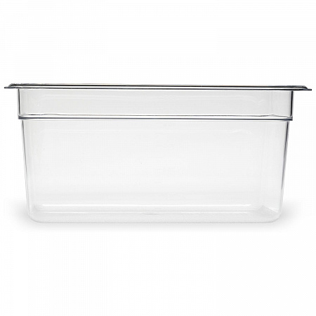 StorPlus Polycarbonate Food Pan, 5.7 qt, 6.88 x 12.75 x 6, Clear, Plastic (3066207)