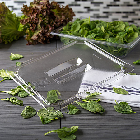 StorPlus Polycarbonate Handled Universal Lid, 10.38 x 12.75 x 0.88, Clear, Plastic (10230U07)