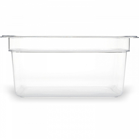 StorPlus Polycarbonate Food Pan, 8.7 qt, 10.38 x 12.75 x 6, Clear, Plastic (10222B07)