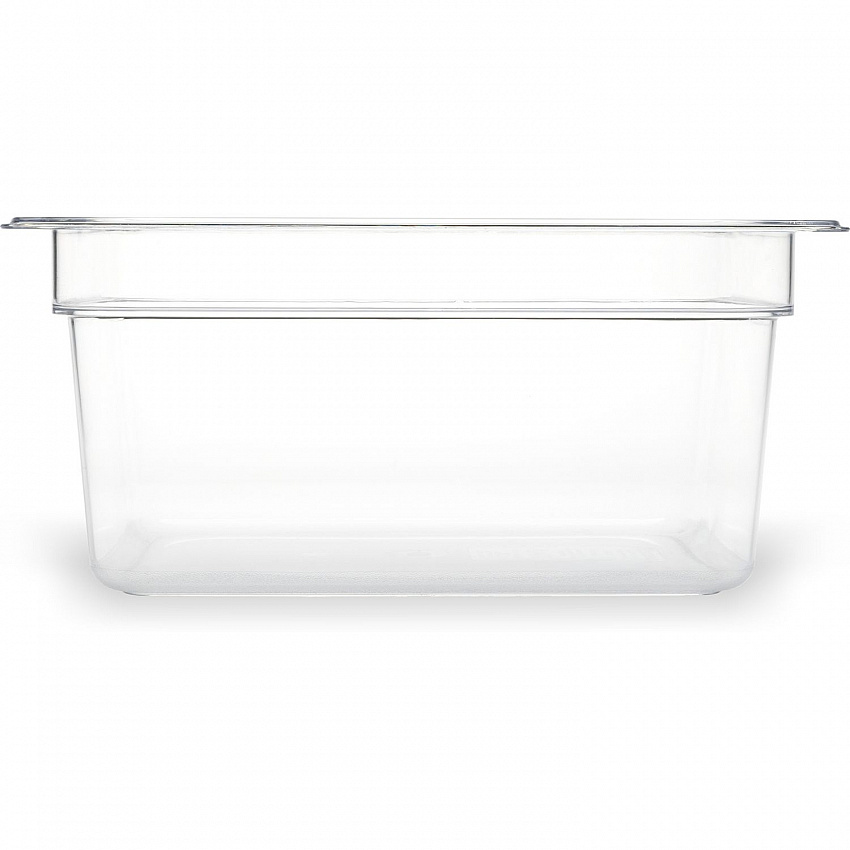 StorPlus Polycarbonate Food Pan, 8.7 qt, 10.38 x 12.75 x 6, Clear, Plastic (10222B07)