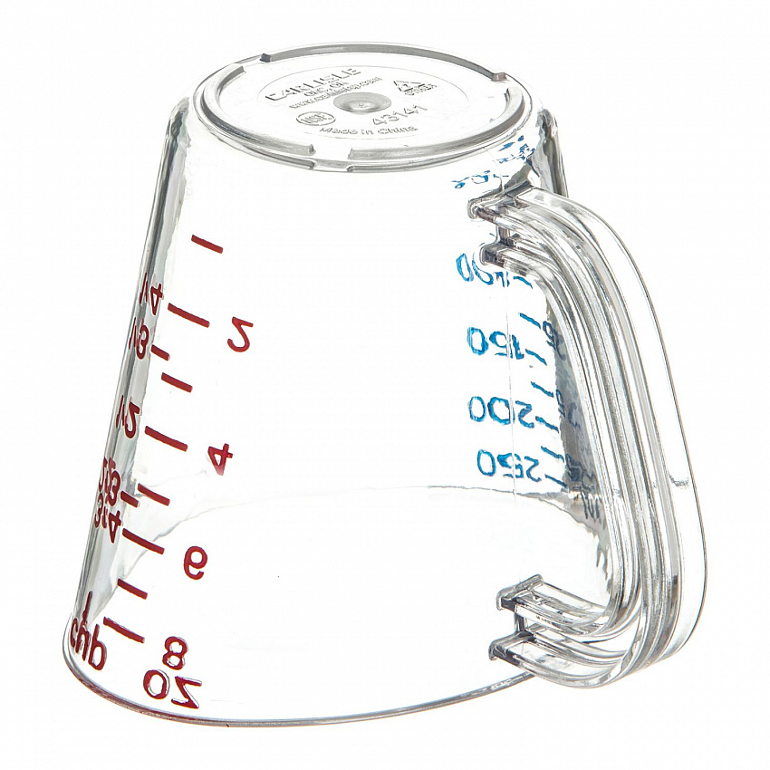 Commercial Measuring Cup, 1 cup, Plastic, Clear (4314107)