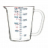 Commercial Measuring Cup, 1 pt, Plastic, Clear (4314207)