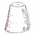 Commercial Measuring Cup, 1 pt, Plastic, Clear (4314207)