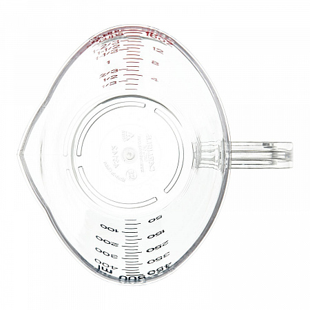 Commercial Measuring Cup, 1 pt, Plastic, Clear (4314207)
