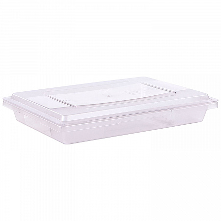 StorPlus Polycarbonate Food Storage Container, 5 gal, 18 x 26 x 3.5, Clear, Plastic (1062007)