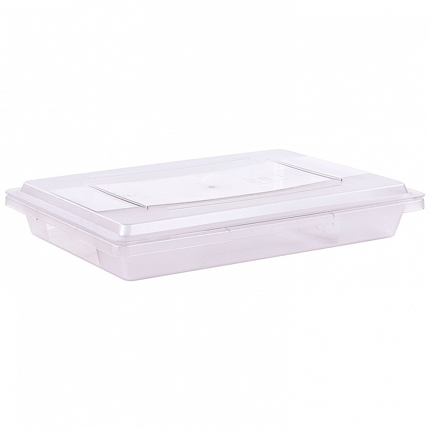 StorPlus Polycarbonate Food Storage Container, 5 gal, 18 x 26 x 3.5, Clear, Plastic (1062007)