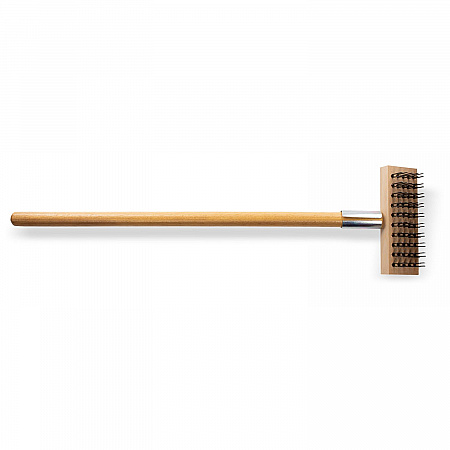Sparta Broiler Master Grill Brush and Scraper with Handle, Metal Bristles, 30